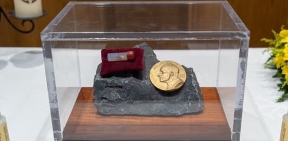 The pilgrim relic of St. André Bessette