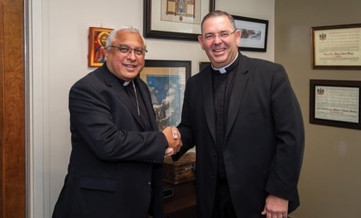 Welcome back to Austin, Bishop Garcia
