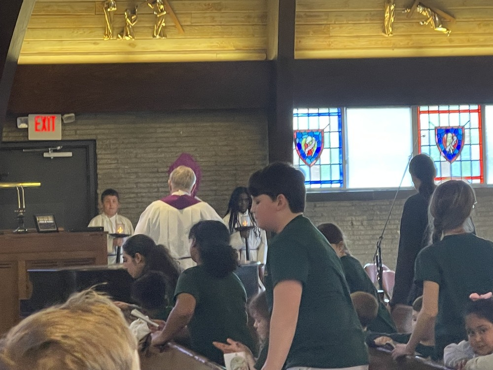 SMA Stations of the Cross and Third Grade Rosaries Blessed!!! St