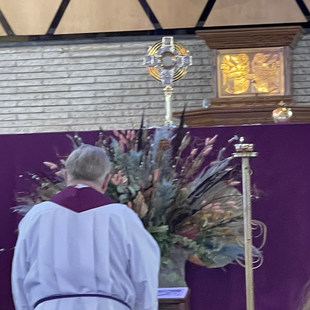 SMA Stations of the Cross and Third Grade Rosaries Blessed!!! St