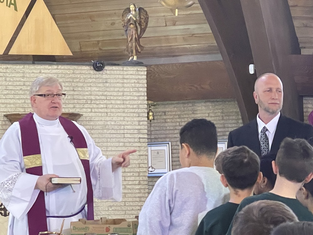 SMA Stations of the Cross and Third Grade Rosaries Blessed!!! St