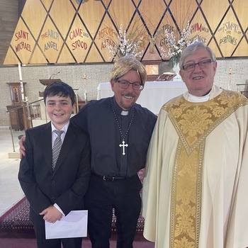 Great SMA Dress as a Staff Member Spirit Day  and Ascension Thursday Mass Congrats! 'Father DiIorio