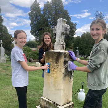 H.O.P.E. Shout Outs: Calvary Cemetery cleaning