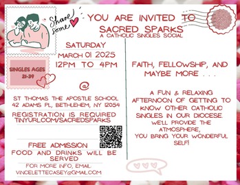 SACRED SPARKS: A CATHOLIC SINGLES SOCIAL