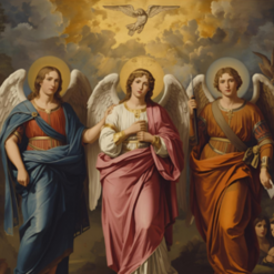 Feast of the Archangels Saints Gabriel, Michael, and Raphael
