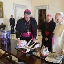 Pope Leo XIV Gifted with the Prayers and a 