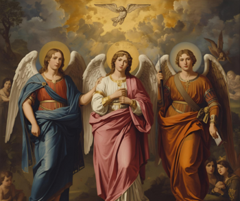 Feast of the Archangels Saints Gabriel, Michael, and Raphael