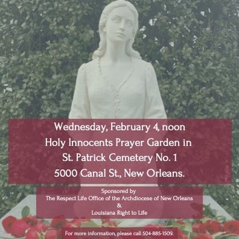 RESCHEDULED - Memorial Service for the Unborn