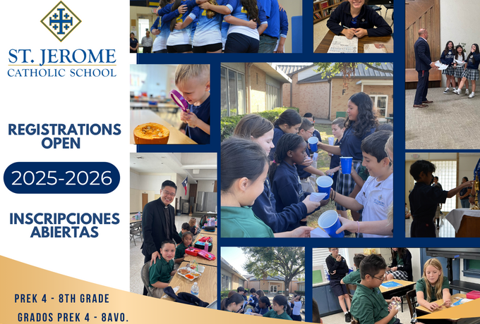St. Jerome Catholic School Registrations