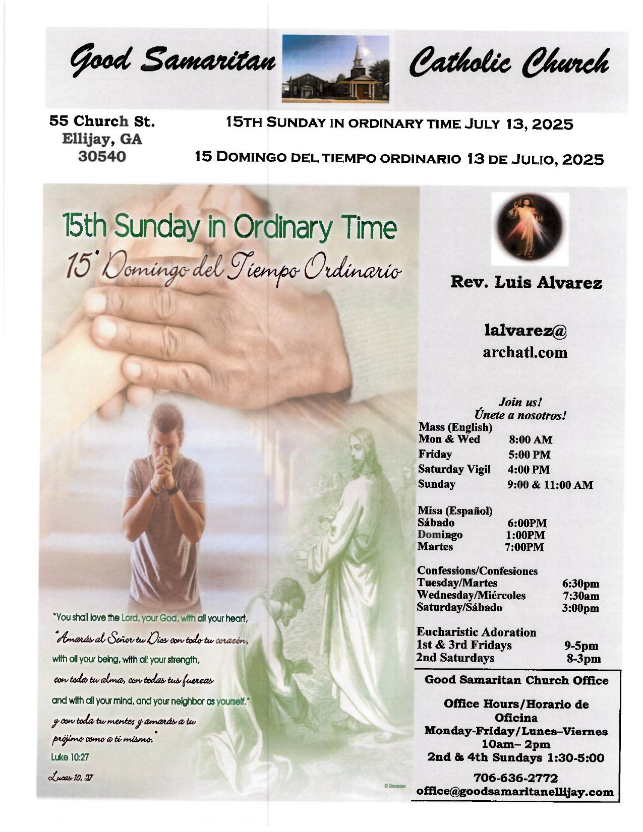 july 13, 2025 Bulletin