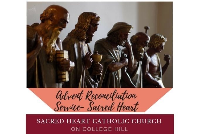 Parish Advent Reconciliation and Adoration Service, 6 pm, Thursday, December 18