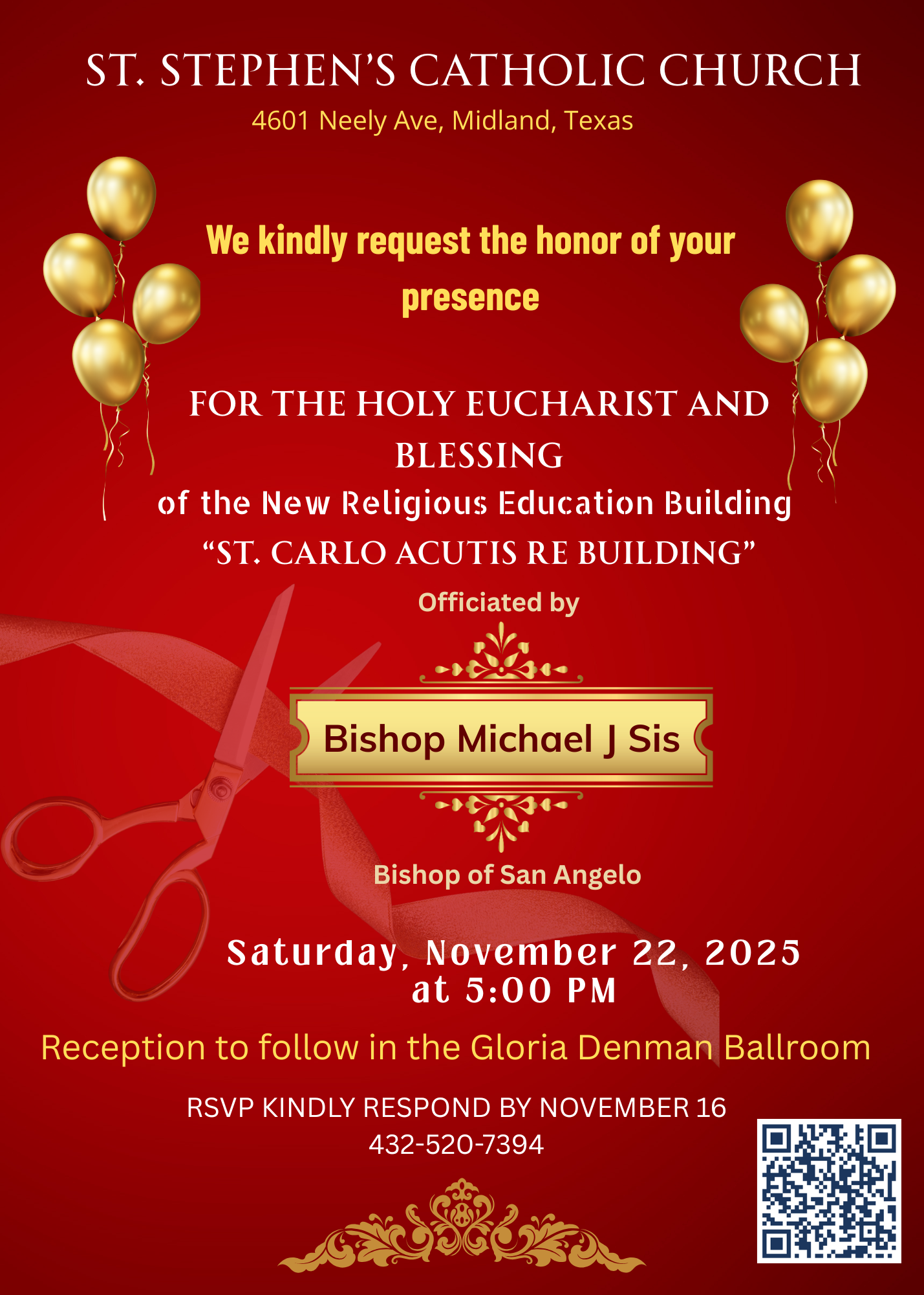 St. Carlo Acutis RE Building opening