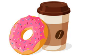 Coffee, Donuts and Home Baked Goodies