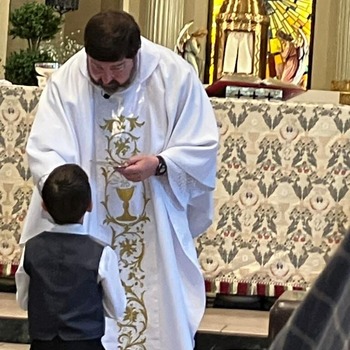 Augustine Mullek's First Communion