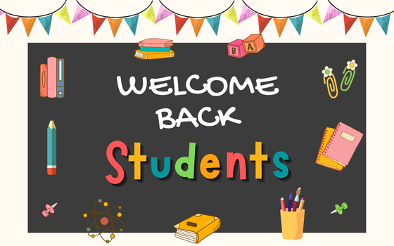 Welcome Back Students!!