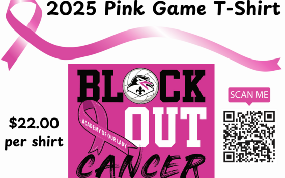 Volleyball Pink Game - Order shirts by September 26th