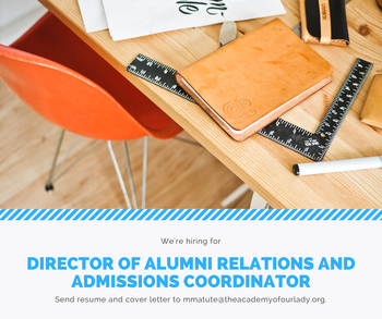 Director of Alumni Relations and Admissions Coordinator