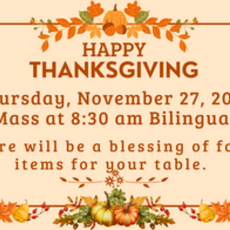 Thanksgiving Mass