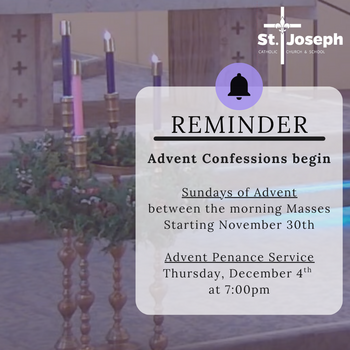 Advent Penance Service