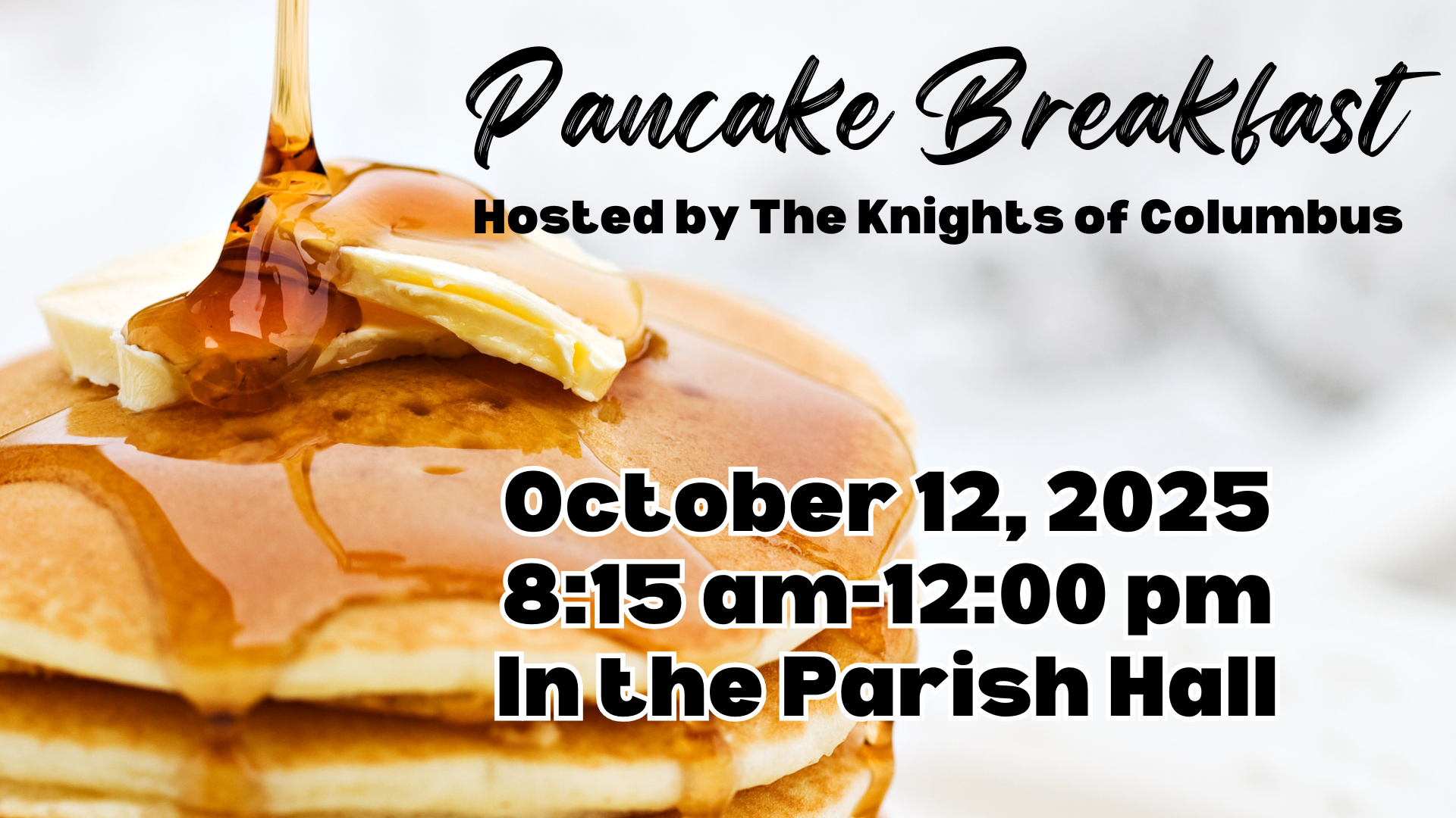 Come Join Us for Breakfast!