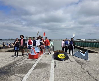 3D Art students participate in first Viking Regatta