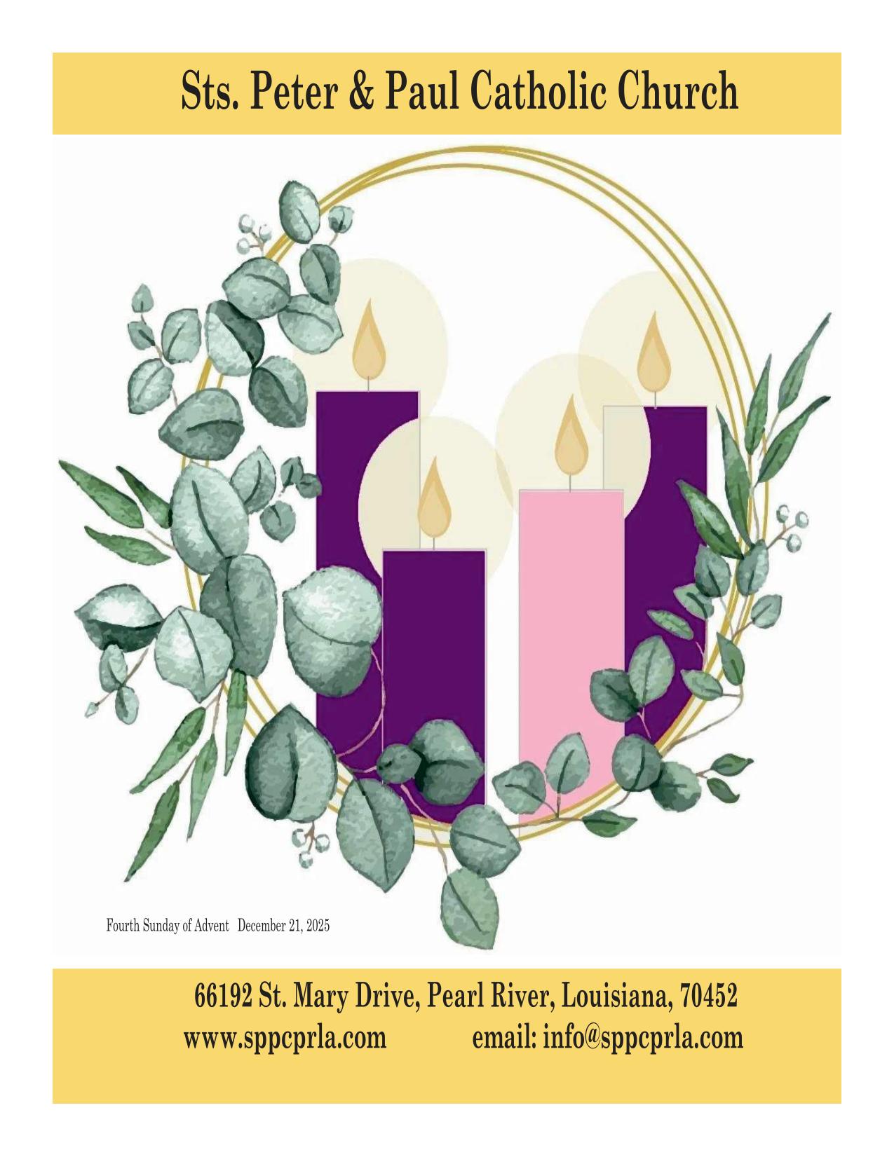 december 21, 2025 Bulletin