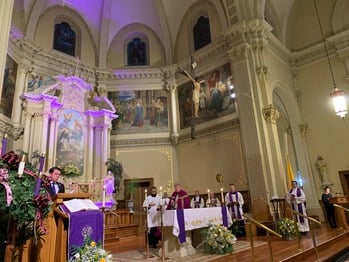 Bishop tells of hope, pope at his last Jubilee Year  pilgrimage church visit in Gardner