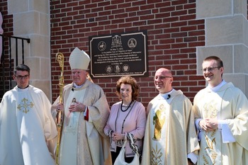 Hundreds attend dedication of St. Andrew Bobola Shrine