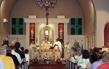 Diocese’s first new parish is  75 years old next week