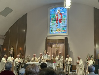 Marking its 75th anniversary, archbishop says  ‘extraordinary’ things happen at St. Anne's