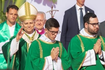 Local deacon serves closing Mass of the Jubilee of Youth in Rome