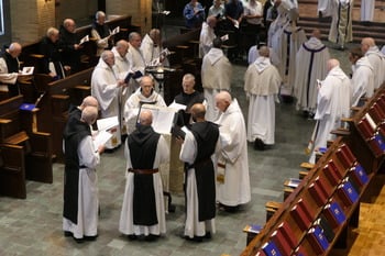 St. Joseph’s Abbey offers visitors a glimpse inside during anniversary celebrations