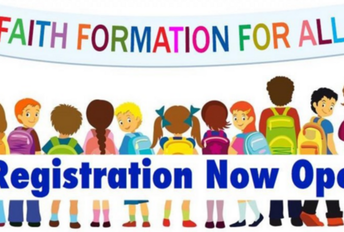 EARLY REGISTRATION -FAITH FORMATION