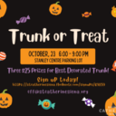 Annual Trunk or Treat Event October 23, 2021