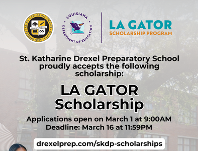 LA GATOR Scholarship Applications Now Open