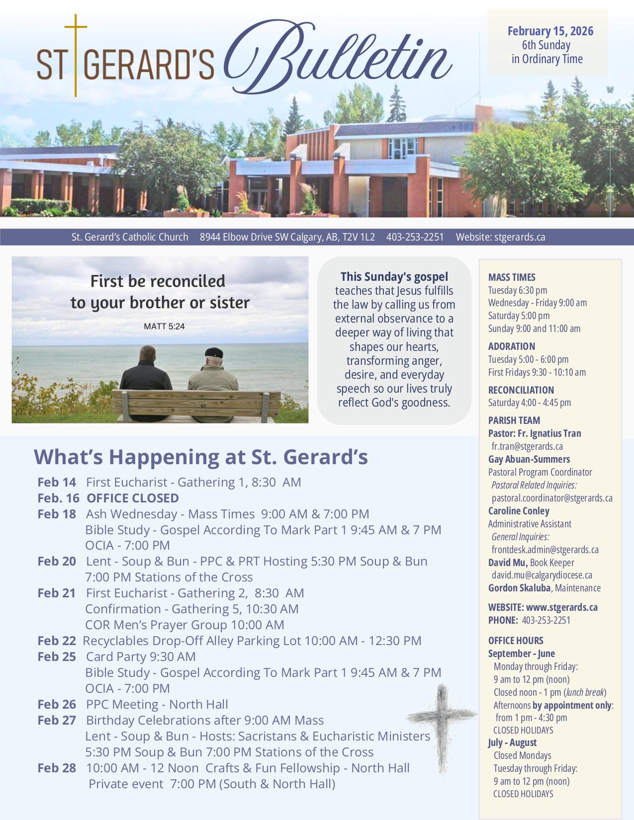 february 14, 2026 Bulletin