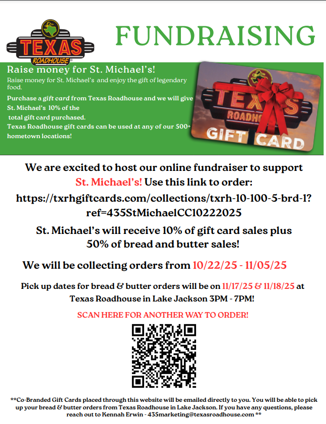 St Michael Youth Fund Raiser!!!