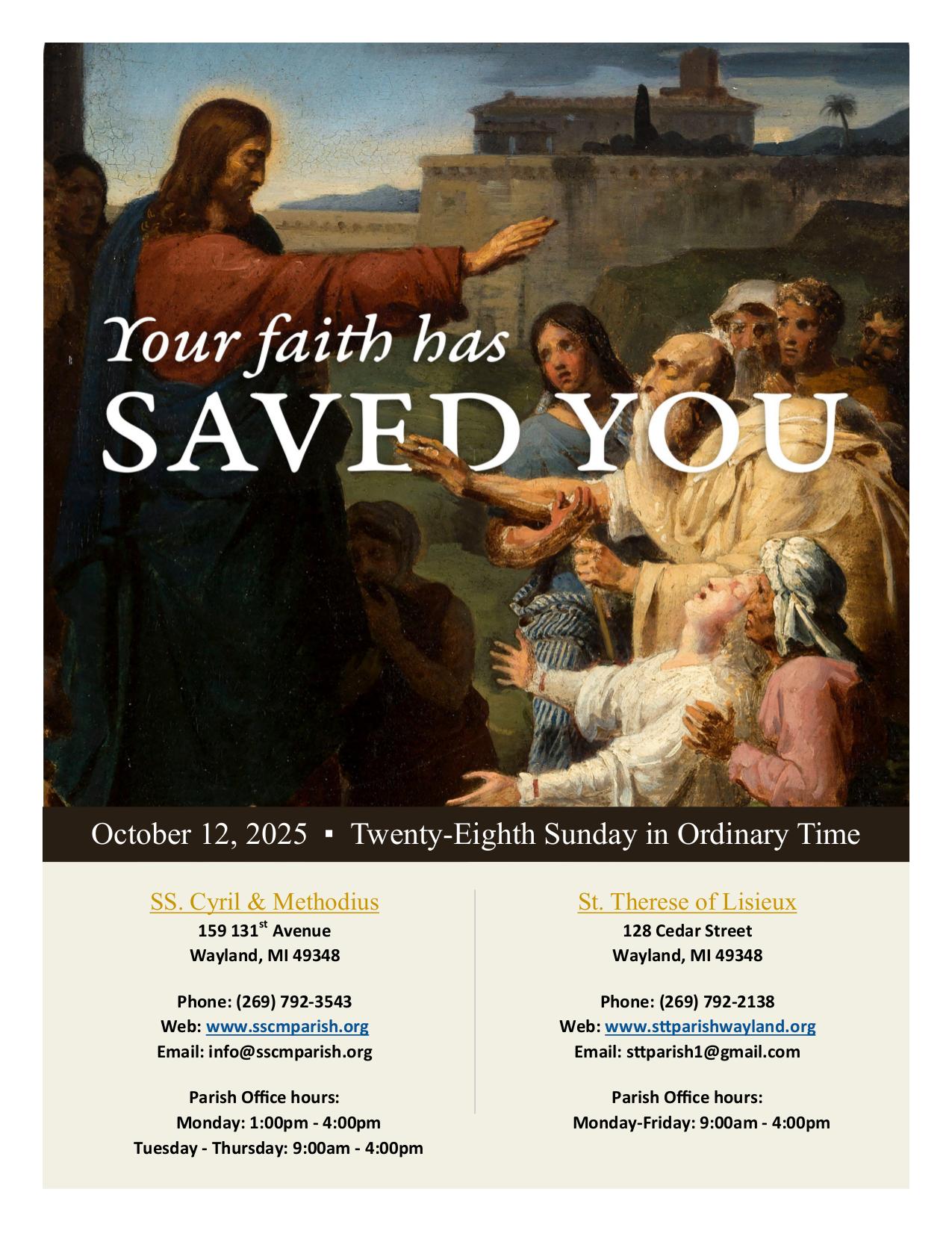 october 12, 2025 Bulletin