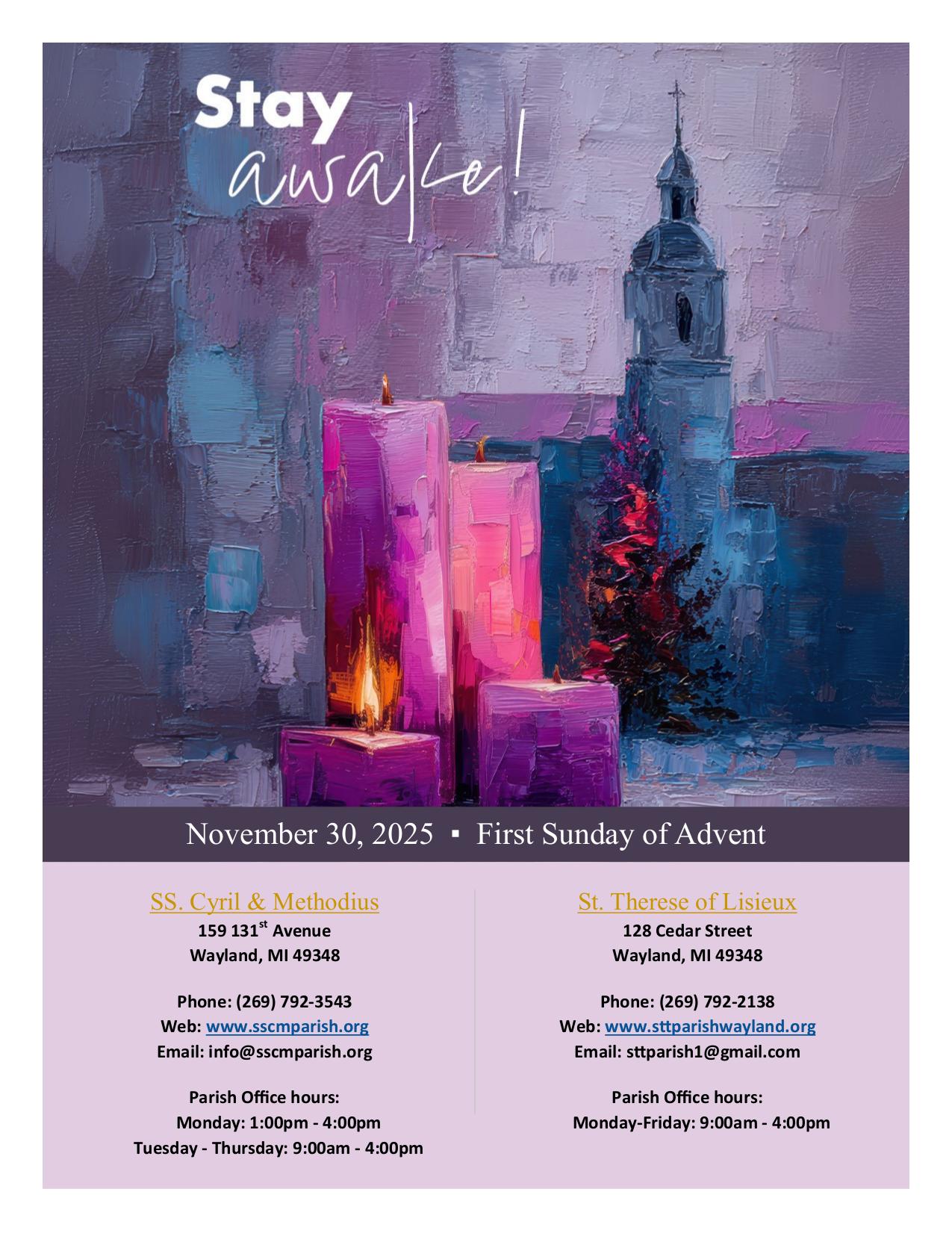 november 30, 2025 Bulletin