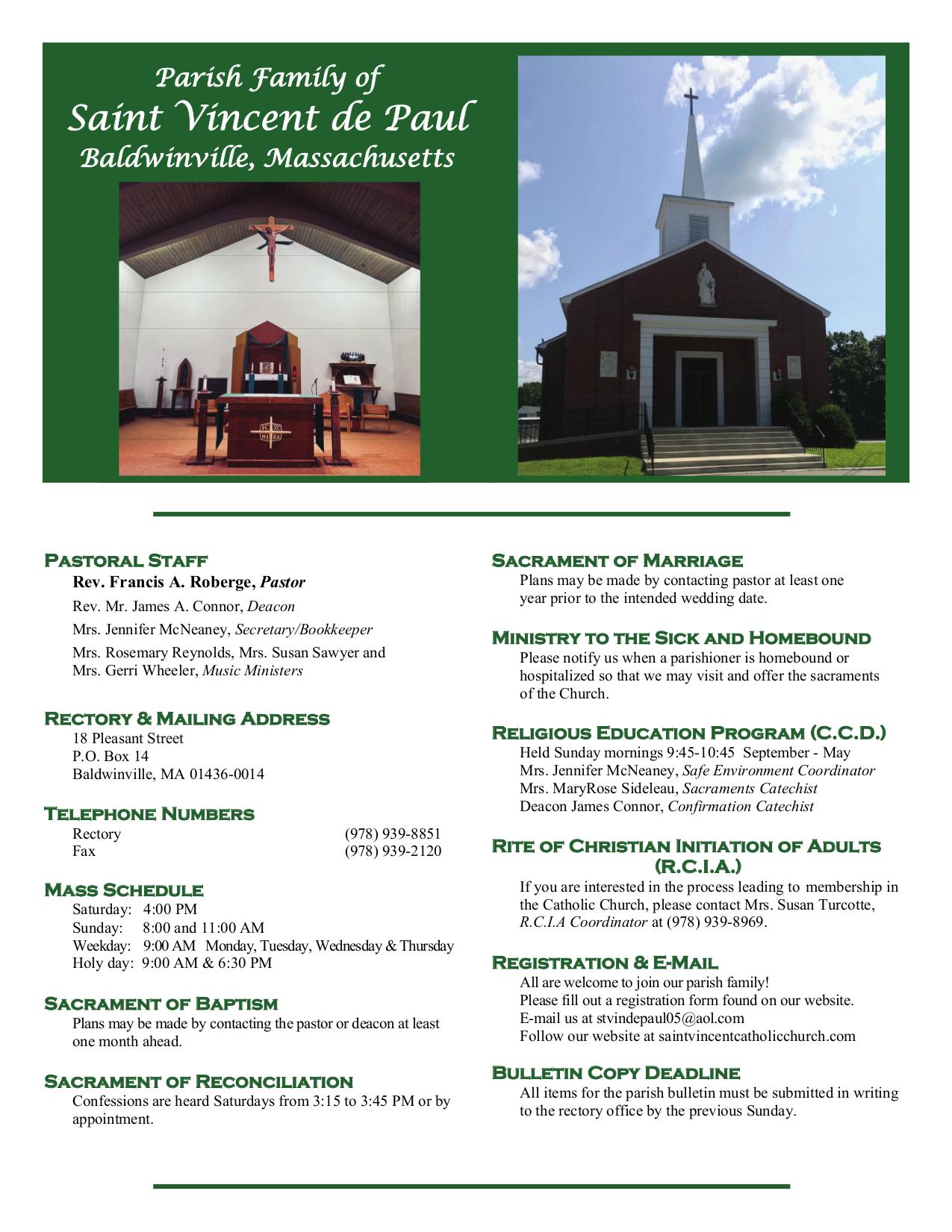 october 12, 2025 Bulletin