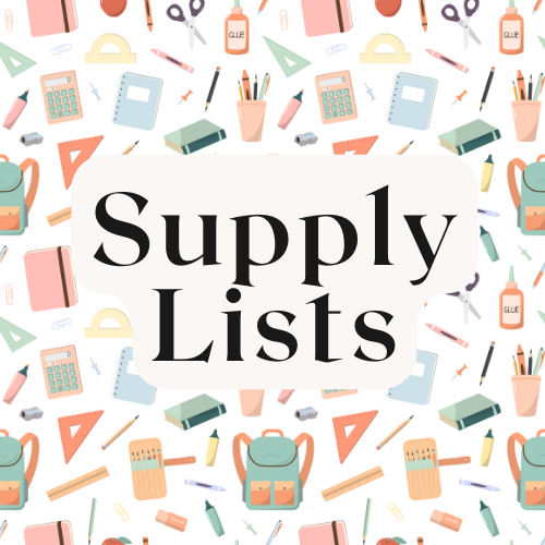 Summer Reading and Supply Lists