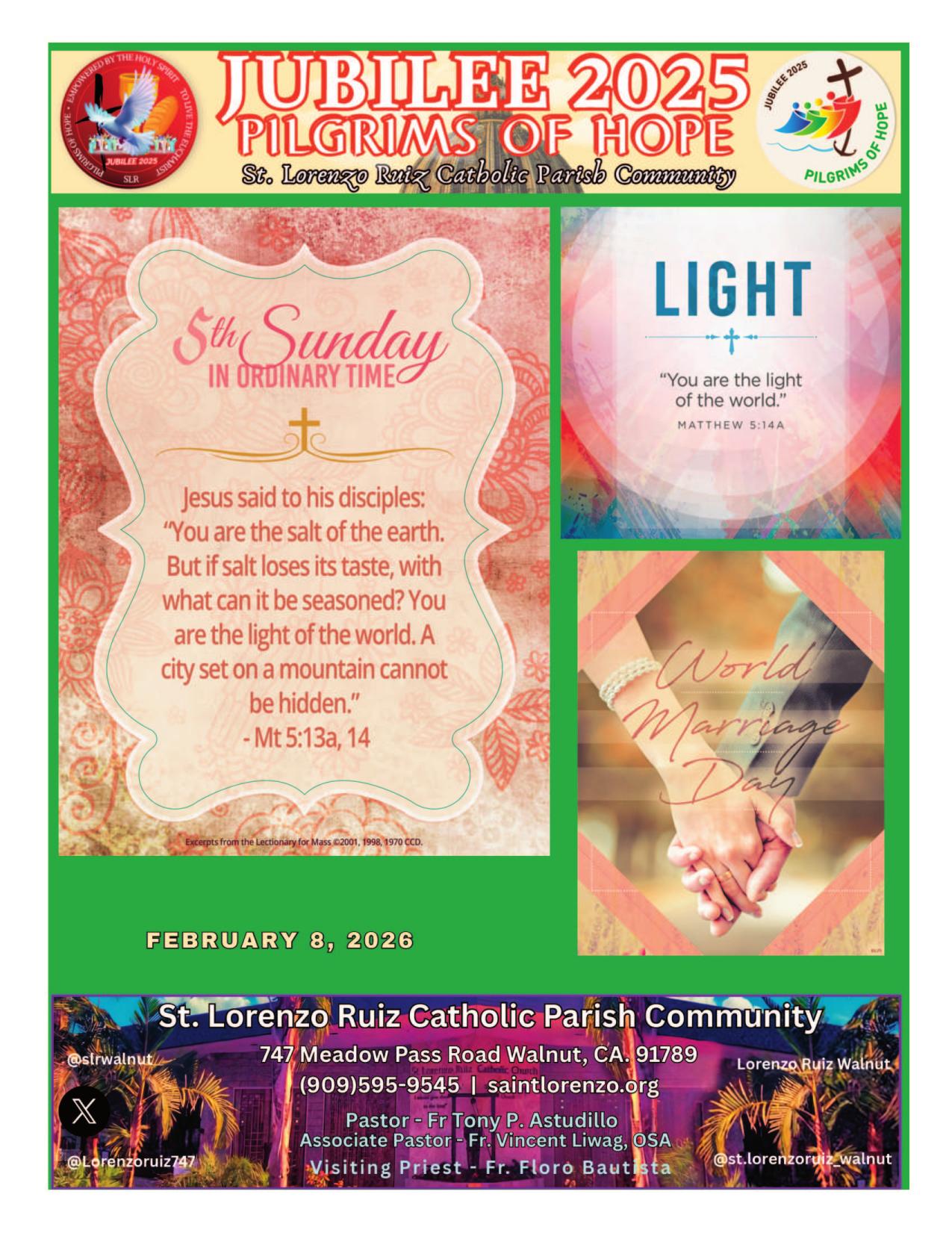 february 8, 2026 Bulletin