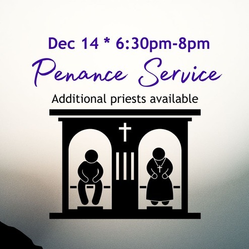 Advent Penance Service - Sun Dec 14