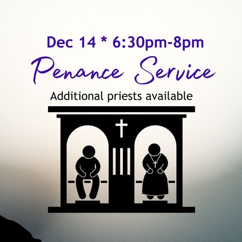 Advent Penance Service - Sun Dec 14