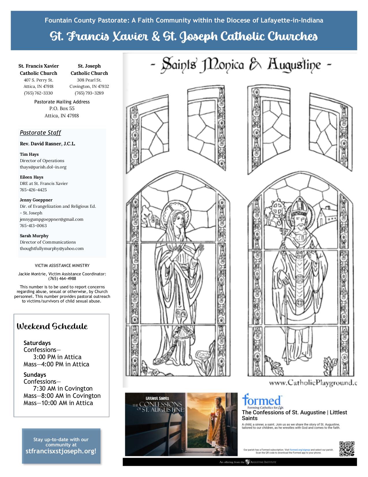 august 24, 2025 Bulletin