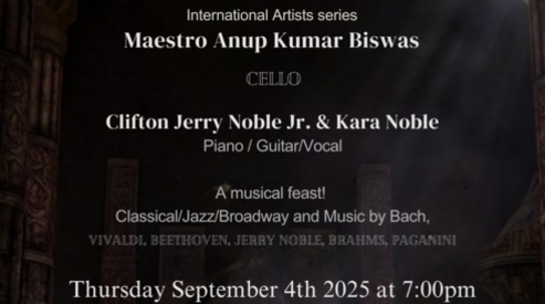 Sept 4, 7 PM, Concert at Saint Rose