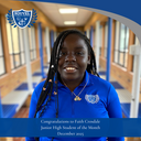 December JH Student of the Month