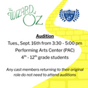 Wizard of Oz Auditions