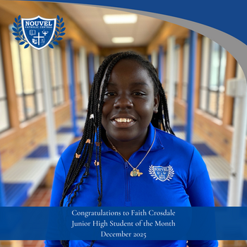 December JH Student of the Month