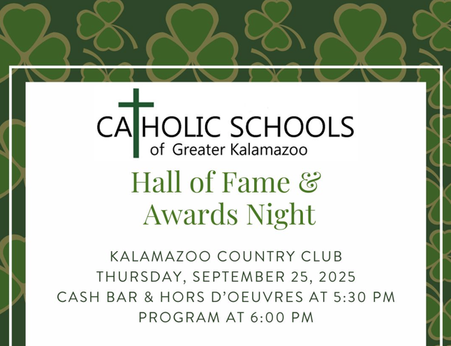 CSGK Hall of Fame Awards Night Information
